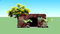 Stone Waterfalls Relief Tebing