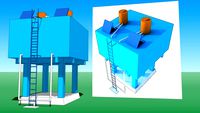 Tower Penampungan Air 5x5x5m
