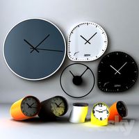 A selection of designer watches / Clock set
