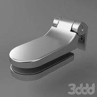 Hinge for glass door.