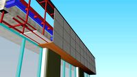 جزئیات سرامیک خشک و کرتین وال