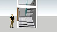 Stair U switchback