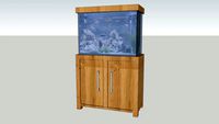 Aqua Oak Fish Tank Tropical Aquarium