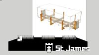 Vaso Retangular Float - Código: 3649 / Arthur Guimarães para Saint James