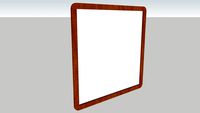 Cadre 02 simple coins arrondis composant dynamique