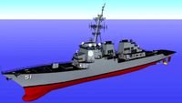 USS DDG-51 Arleigh burke class destroyer / アーレイバーク級ミサイル駆逐艦
