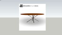 Hastes Oval Dining Table/ Mesa de jantar oval