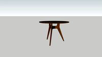 Square Roots] Kiri Round Table (3 Legs)