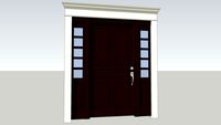 Decorated front door