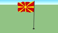 Flag of North Macedonia