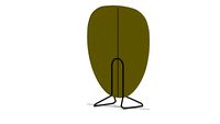 Freestanding acoustic absorber by Bejot - Alberi ALSC 1580