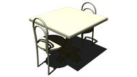Tableset 2 Chairs