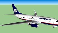 Boeing B737 Aeroméxico Plata