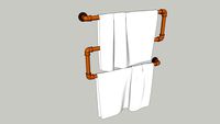 Toalheiro de pvc