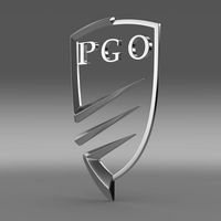 PGO logo 3D Model