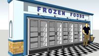 Grocery Frozen Food Merchandising Coolers