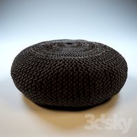 Poof knitted
