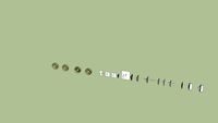 Here's how I did the Sketchup effect of a membrane flexing.