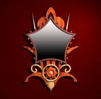 Ornamental mirror frames 3D Model