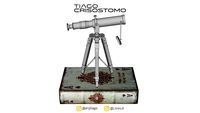 Decoração Telescópio Cromado