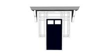 Regency Door and Canopy