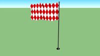 National banner of Monaco
