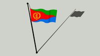 Flag of Eritrea - علم إريتريا - Bandiera dell'Eritrea
