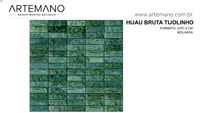 Hijau 7.5x23cm tijolinho bruta Premium da Artemano revestimentos
