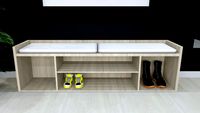Shoe storage bench