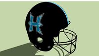 Hastings Conquerors football helmet