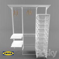 Algot Ikea storage system