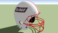 Staffordshire Surge football helmet