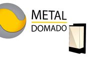 Metal Domado Arandela Telha Quadrada P