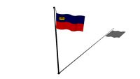 Flag of Liechtenstein - Flagge Liechtensteins