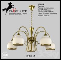 Favourite chandelier 2586-5 p