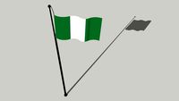 Flag of Nigeria - Aami ti Nigeria - Ọkọlọtọ nke Nigeria