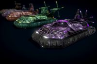 Hovercraft Seal Navy