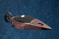 3D Hovercraft Red