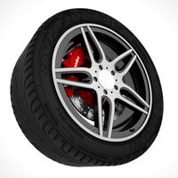 Car Sport Wheel 3D Model