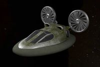 3D Hovercraft Green