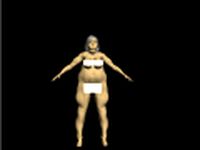 Big naked girl 3D Model