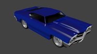 Chevelle Hot Rod 3D Model