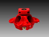 Infill 3D Delta Bot Magnetic Effector by Infill3D