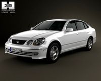 Lexus GS S160 2004 3D Model