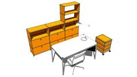 USM Haller home / office desk