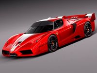 Ferrari FXX 2008 3D Model