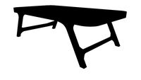 Haru Coffee Table in Black Oak by Modloft