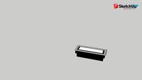 CATCH RECTANGULAR 20LED recessed downlight - outdoor lighting
