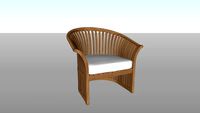 Teak Warehouse - Satai Outdoor Club Chair