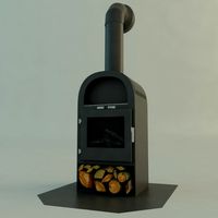 Fireplace 3D Model